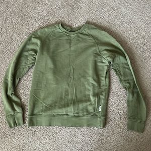 Pact Green crew neck sweatshirt